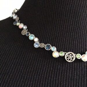 Lia Sophia Happy Hour Vintage Necklace Retired Rivière Crystal Necklace Like New